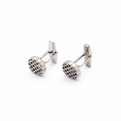 Urban Edge Silver Cufflinks