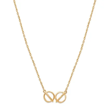 Elegant Infinity Gold Pendant