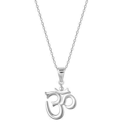 Om Silver Pendant